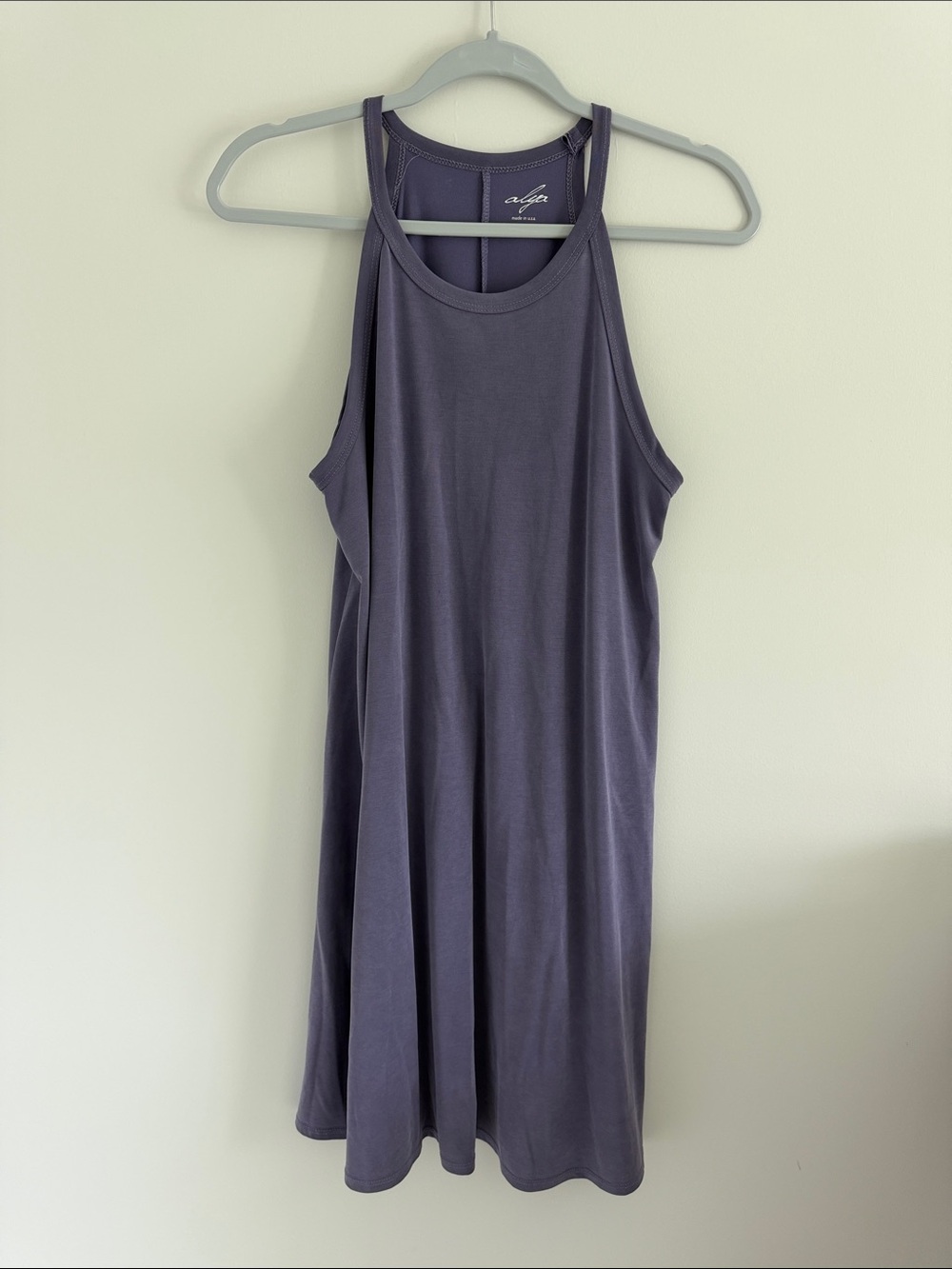 Alo Yoga Purple Racerback Midi Dress